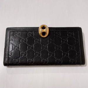 Gucci - Black Leather Wallet